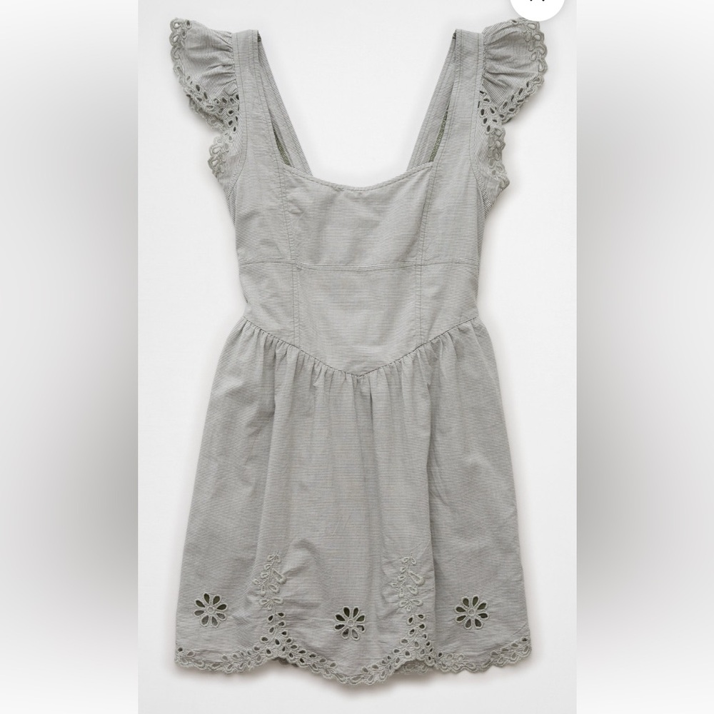 American Eagle Outfitters V Waist Corset Mini Dress